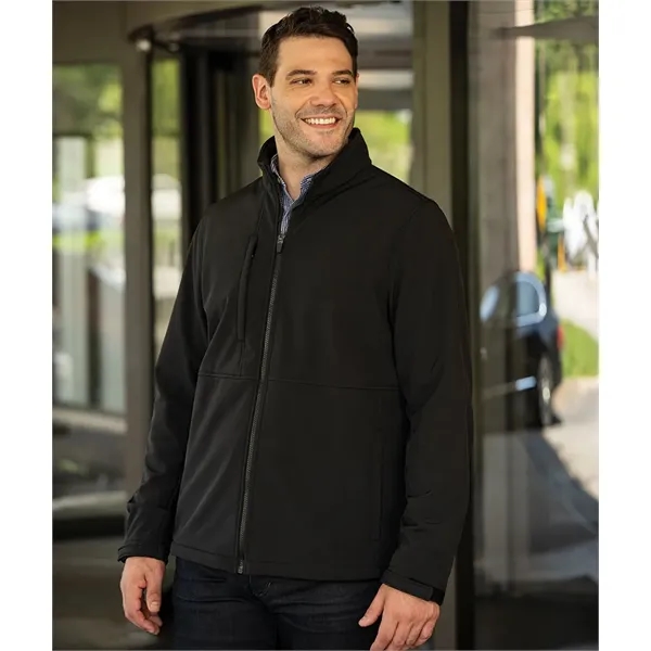 Our wind and water-resistant Men's Supreme Soft Shell Jacket has a... from ASI 44620 Charles River Apparel