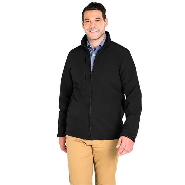 Our wind and water-resistant Men's Supreme Soft Shell Jacket has a... from ASI 44620 Charles River Apparel