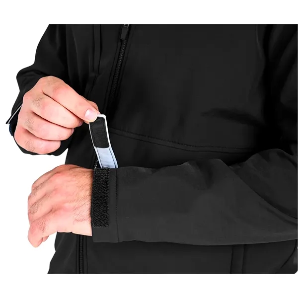 Our wind and water-resistant Men's Supreme Soft Shell Jacket has a... from ASI 44620 Charles River Apparel