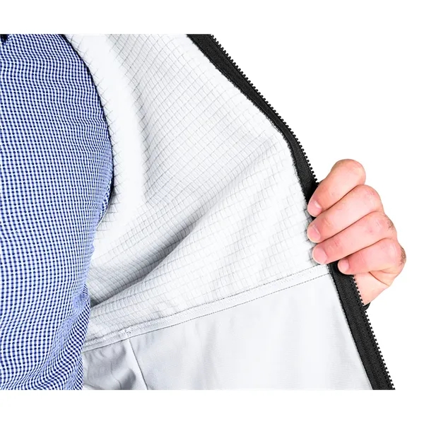 Our wind and water-resistant Men's Supreme Soft Shell Jacket has a... from ASI 44620 Charles River Apparel