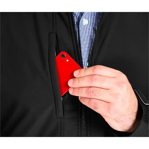 Our wind and water-resistant Men's Supreme Soft Shell Jacket has a... from ASI 44620 Charles River Apparel