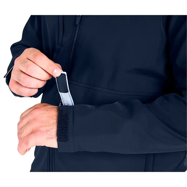 Our wind and water-resistant Men's Supreme Soft Shell Jacket has a... from ASI 44620 Charles River Apparel