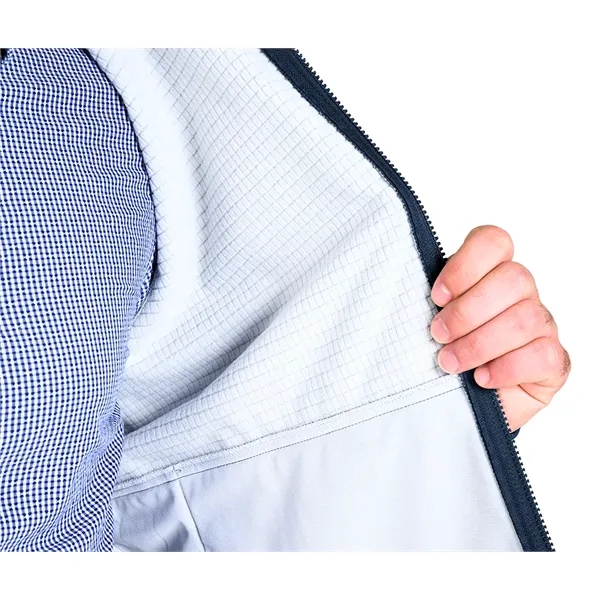 Our wind and water-resistant Men's Supreme Soft Shell Jacket has a... from ASI 44620 Charles River Apparel