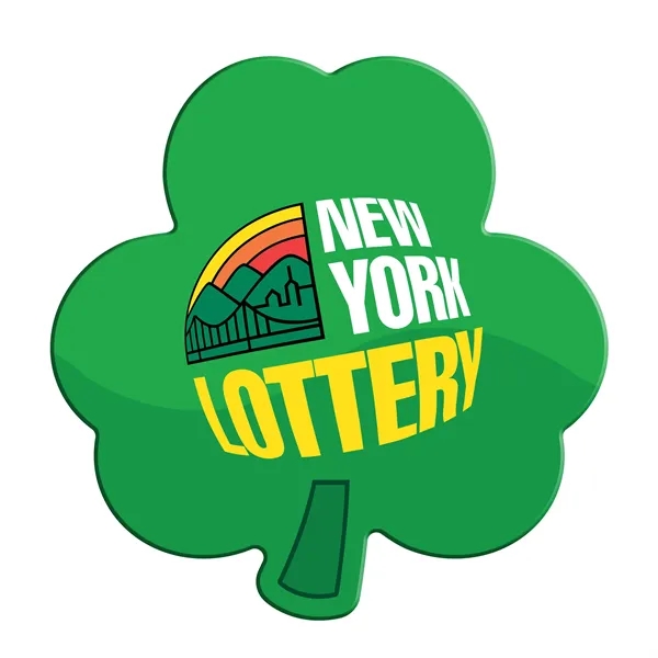 Shamrock-shaped full-color coaster made from cork... from ASI 90807 Tekweld