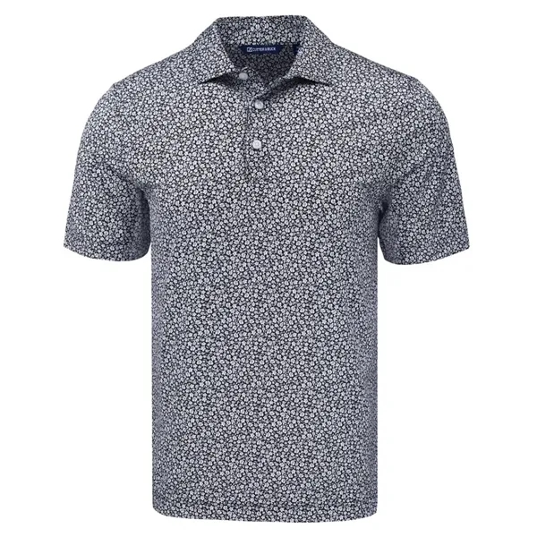 Men's polo with short sleeves, 4-way stretch, moisture-wicking performance, and UPF50+... from ASI 47965 Cutter & Buck