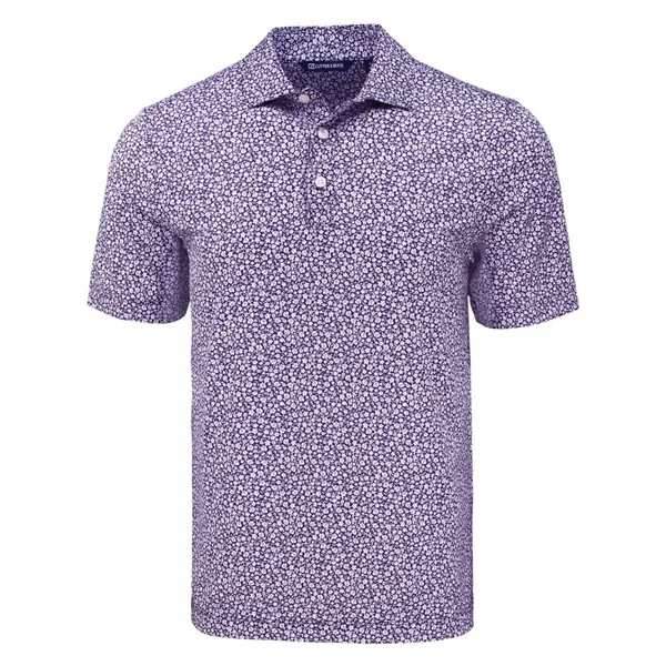 Men's polo with short sleeves, 4-way stretch, moisture-wicking performance, and UPF50+... from ASI 47965 Cutter & Buck