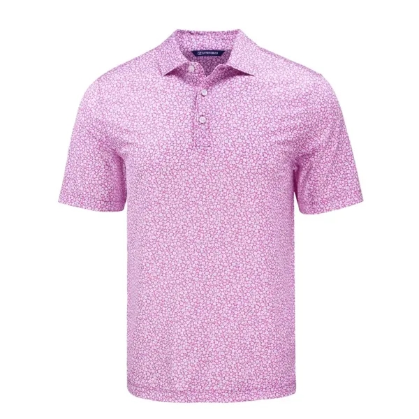 Men's polo with short sleeves, 4-way stretch, moisture-wicking performance, and UPF50+... from ASI 47965 Cutter & Buck