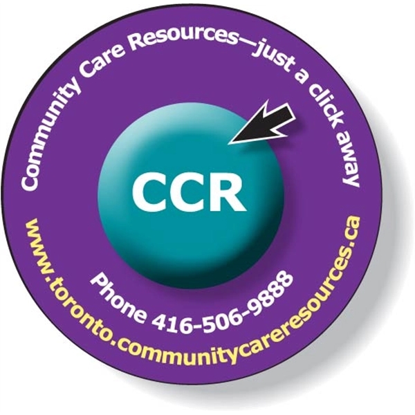 Stock Round Magnets. Digitally printed directly on to the magnetic vinyl... from ASI 87400 ArtechPro