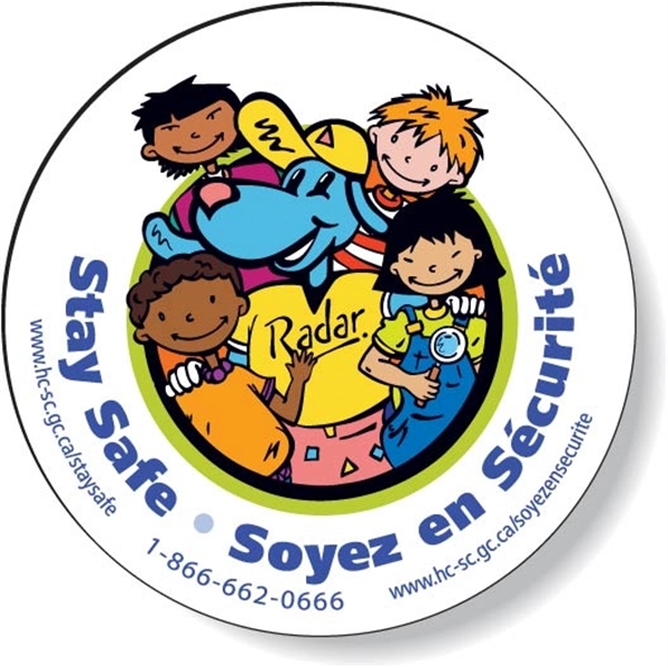 Stock Round Magnets. Digitally printed directly on to the magnetic vinyl... from ASI 87400 ArtechPro