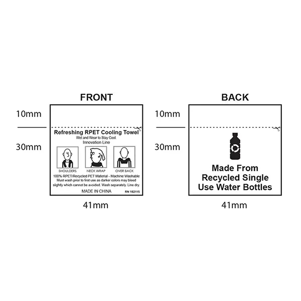 12" x 32" rPET cooling towel.... from ASI 62660 Innovation Line