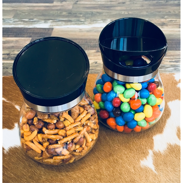 Clear jar in three different sizes for dry goods, snacks, etc.... from ASI 63073 Openers.Beer