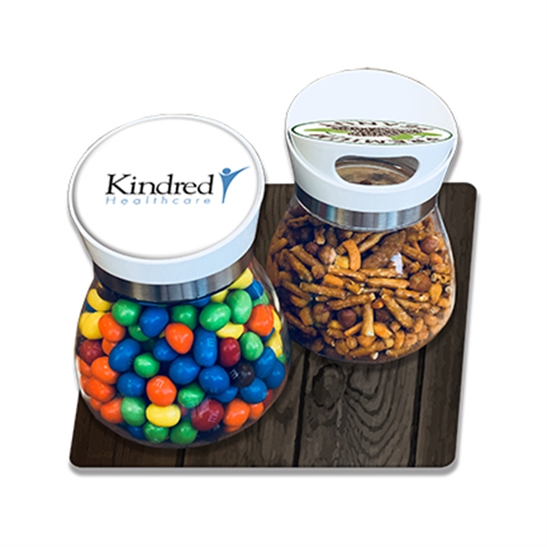 Clear jar in three different sizes for dry goods, snacks, etc.... from ASI 63073 Openers.Beer