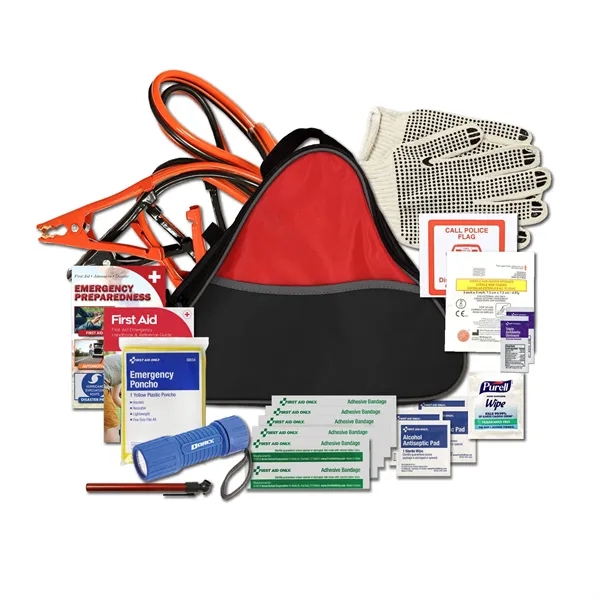Automotive kit with a reference guide and customizable bag.... from ASI 84514 Safety Made