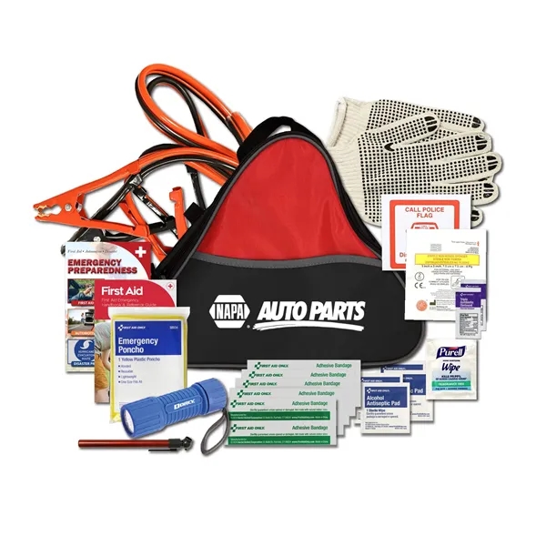 Automotive kit with a reference guide and customizable bag.... from ASI 84514 Safety Made