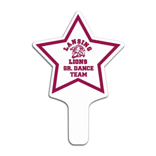 Shaped Hand Fan... from ASI 77280 Pepco Poms