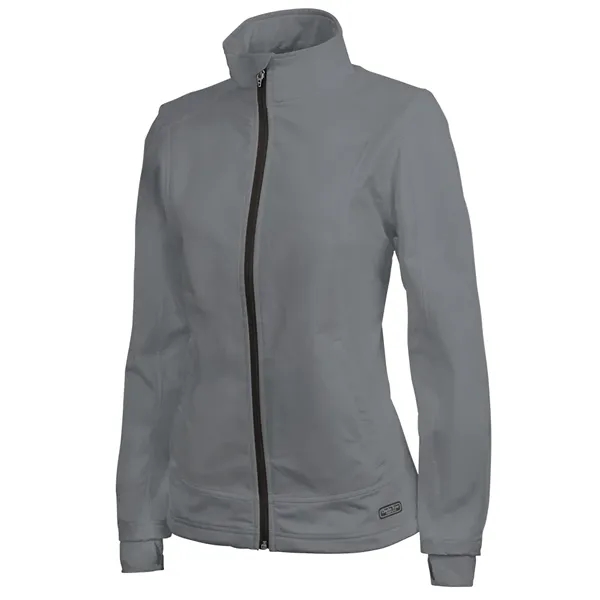 Women's single-layer soft shell jacket with princess seams.... from ASI 44620 Charles River Apparel