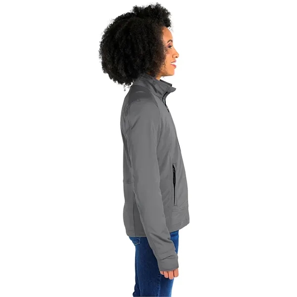 Women's single-layer soft shell jacket with princess seams.... from ASI 44620 Charles River Apparel