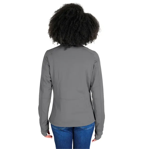 Women's single-layer soft shell jacket with princess seams.... from ASI 44620 Charles River Apparel