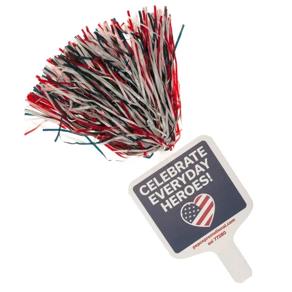 Shaped Hand Fan - Full Color... from ASI 77280 Pepco Poms