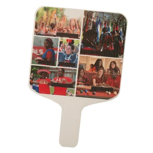 Shaped Hand Fan - Full Color... from ASI 77280 Pepco Poms