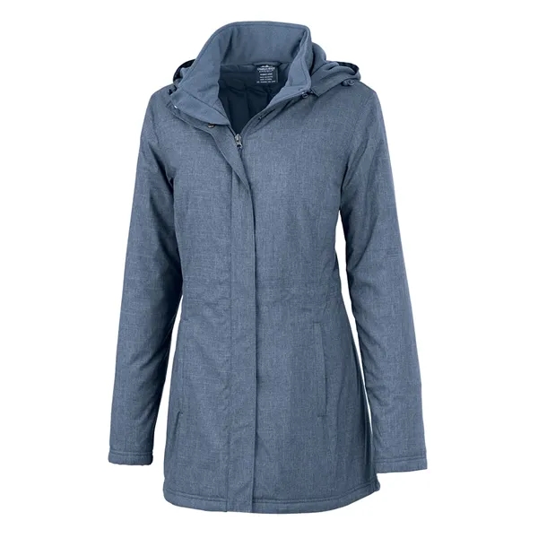 Women's parka with two-way zipper for ease of mobility, featuring 100%... from ASI 44620 Charles River Apparel