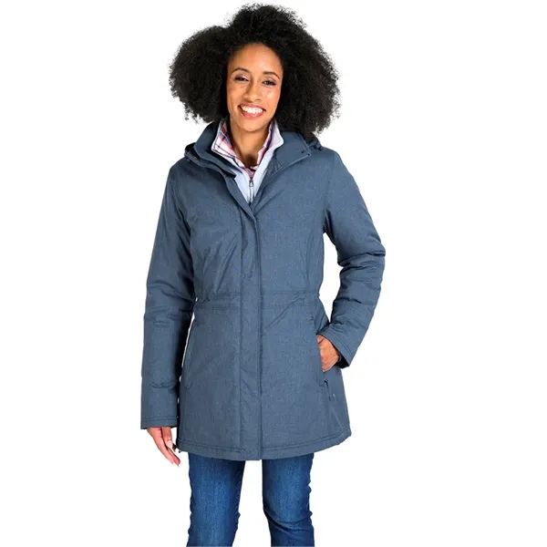 Women's parka with two-way zipper for ease of mobility, featuring 100%... from ASI 44620 Charles River Apparel