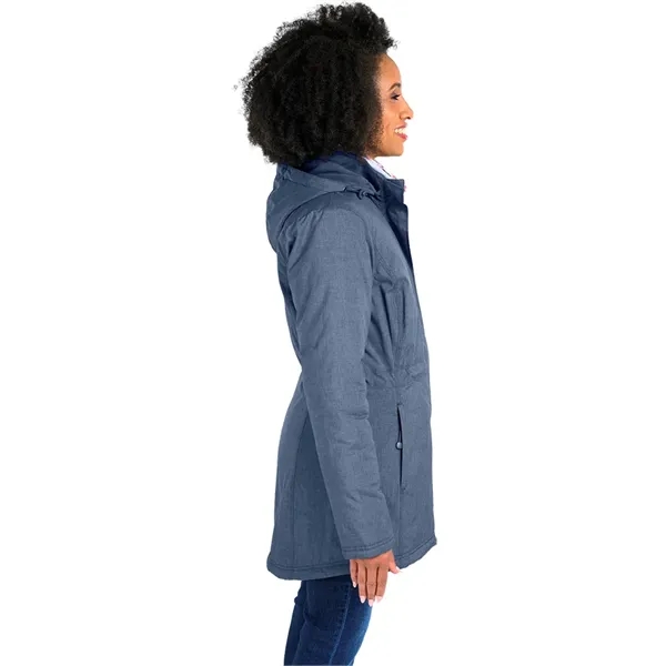 Women's parka with two-way zipper for ease of mobility, featuring 100%... from ASI 44620 Charles River Apparel