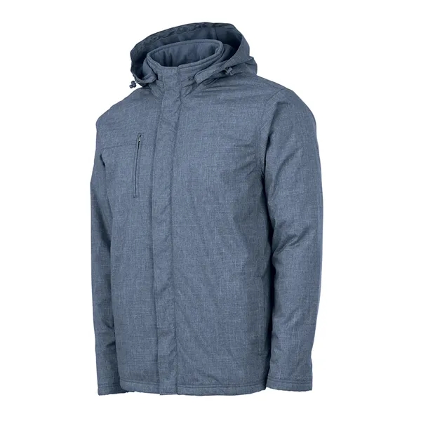 Men's parka with two-way zipper for ease of mobility, featuring 100%... from ASI 44620 Charles River Apparel