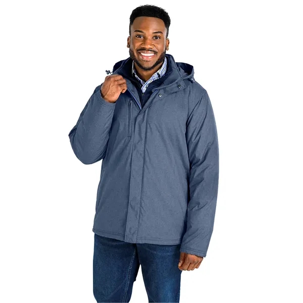 Men's parka with two-way zipper for ease of mobility, featuring 100%... from ASI 44620 Charles River Apparel