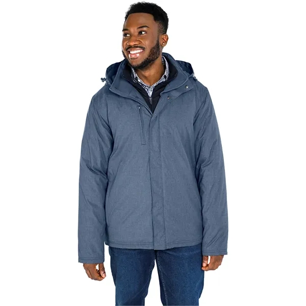 Men's parka with two-way zipper for ease of mobility, featuring 100%... from ASI 44620 Charles River Apparel