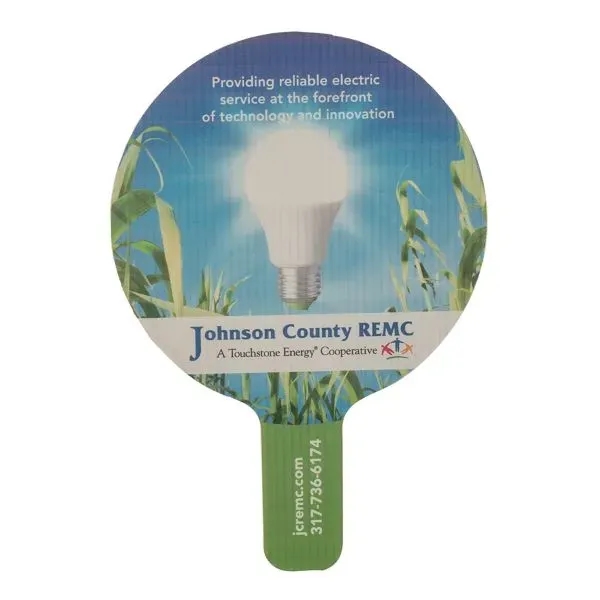 Shaped Hand Fan - Full Color... from ASI 77280 Pepco Poms