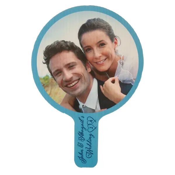 Shaped Hand Fan - Full Color... from ASI 77280 Pepco Poms