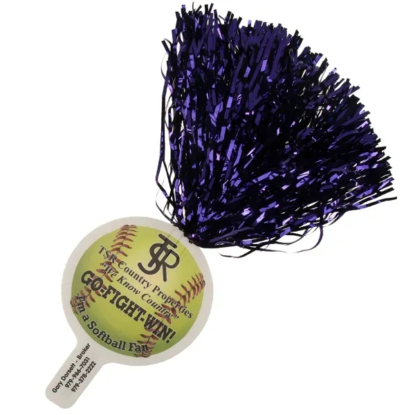 Shaped Hand Fan - Full Color... from ASI 77280 Pepco Poms