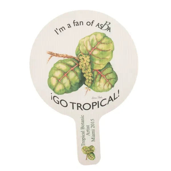 Shaped Hand Fan - Full Color... from ASI 77280 Pepco Poms