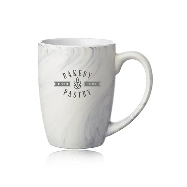 10 oz. ceramic mugs with a marble glaze finish and smooth... from ASI 39552 BEL Promo