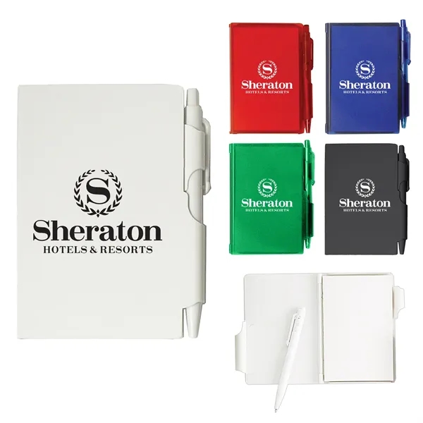 Memo pad with pen lock.... from ASI 52710 Lincoln Line