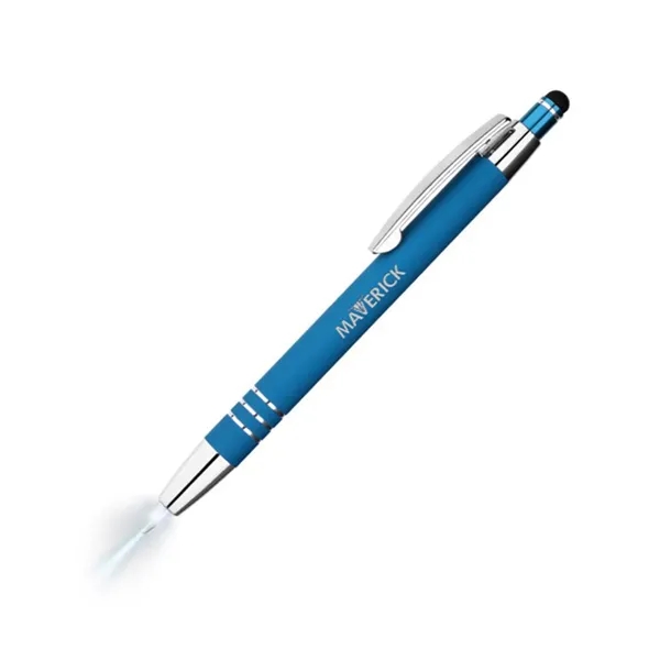 Durable metal featuring a light at the ballpoint tip and a... from ASI 90859 Tempo Industries Inc / Tempoline