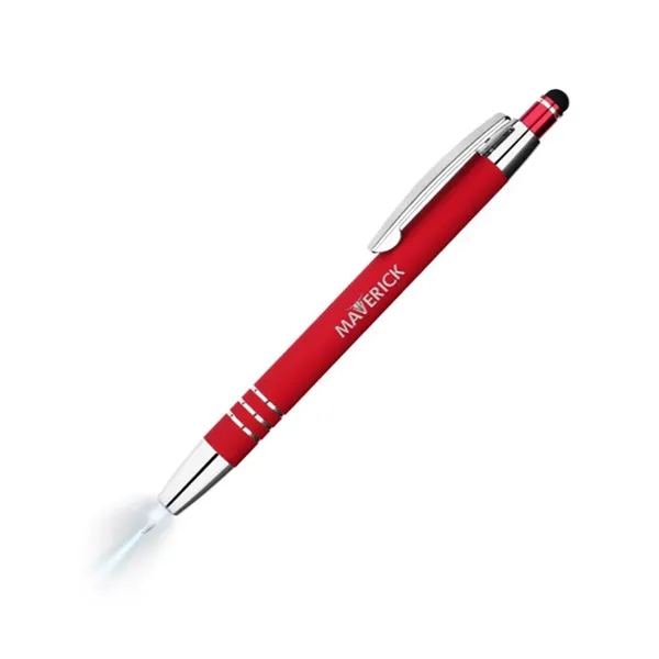 Durable metal featuring a light at the ballpoint tip and a... from ASI 90859 Tempo Industries Inc / Tempoline