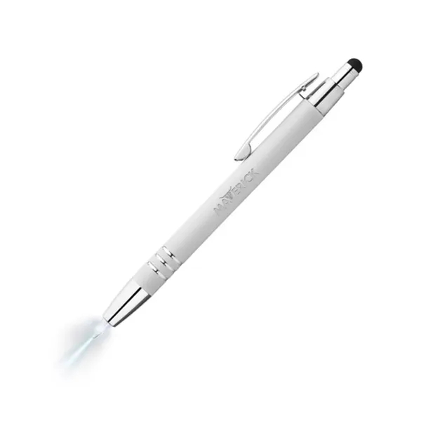 Durable metal featuring a light at the ballpoint tip and a... from ASI 90859 Tempo Industries Inc / Tempoline