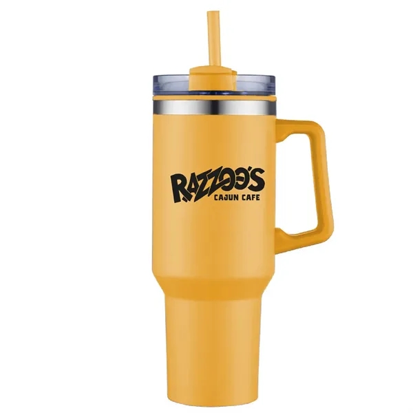 40 oz stainless steel vacuum insulated travel tumbler. Great for hot... from ASI 30112 ACE Products / Ace Line