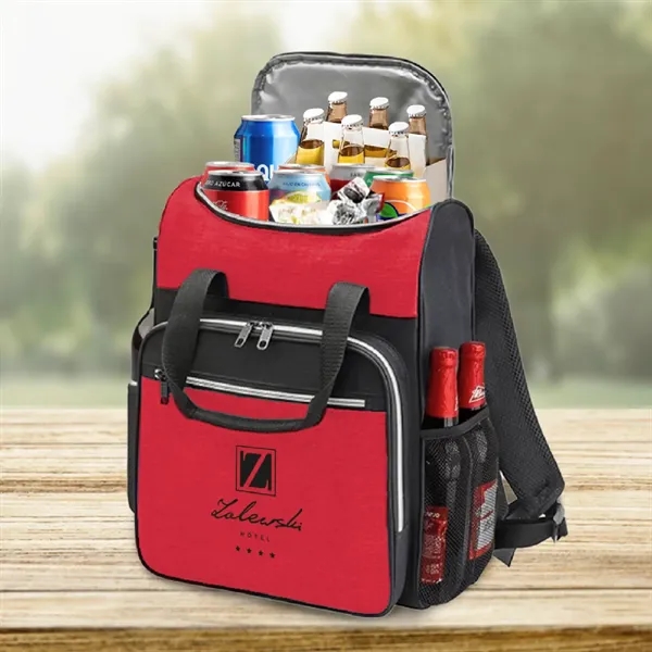 Insulated and waterproof main compartment accommodates 30 cans... from ASI 30112 ACE Products / Ace Line