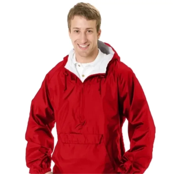 Nylon taffeta shell w/half front zipper and drawstring hood. 100% soft... from ASI 72657 Active Life Promo / Active Life Promo Active Life