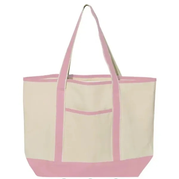 100% Cotton Heavy Canvas Large Deluxe shopping tote bag. Self Fabric... from ASI 72657 Active Life Promo / Apres Ski Active Life