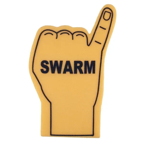 18" Pinkie Up Foam Hand Mitt... from ASI 77280 Pepco Poms / Pepco Poms