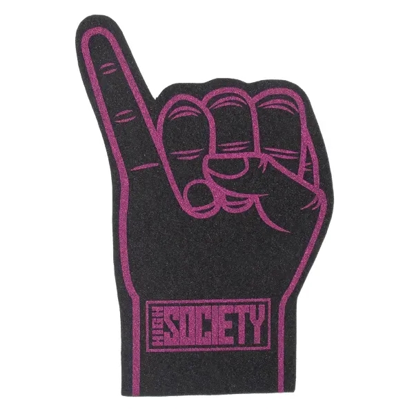 18" Pinkie Up Foam Hand Mitt... from ASI 77280 Pepco Poms / Pepco Poms