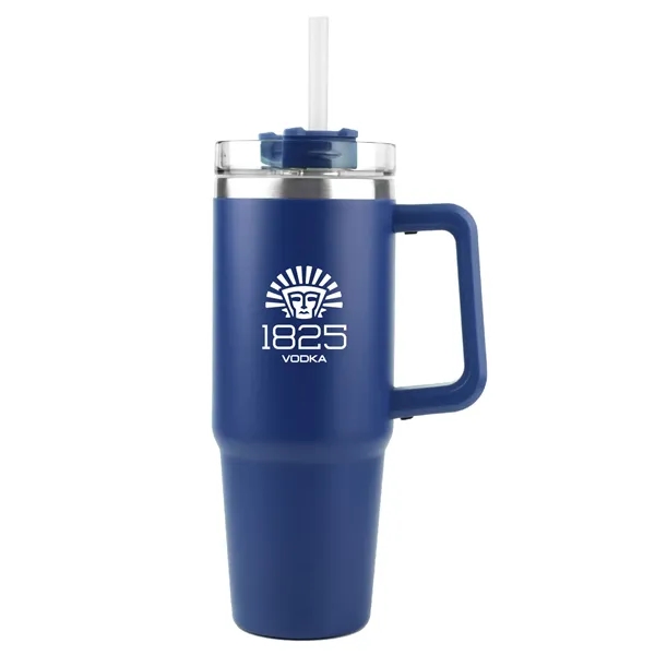 High-quality 30oz SS Double Wall Vacuum Mug & Straw Lid with... from ASI 30112 ACE Products / Ace Line