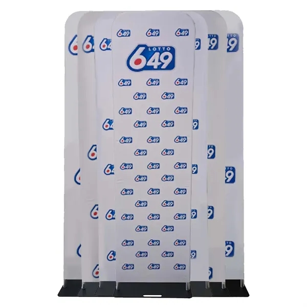 2'W x 90"H EuroFit Banner with Steel Base, Full Color Graphics... from ASI 53509 FIEL-Fairdeal Import & Export / FIEL