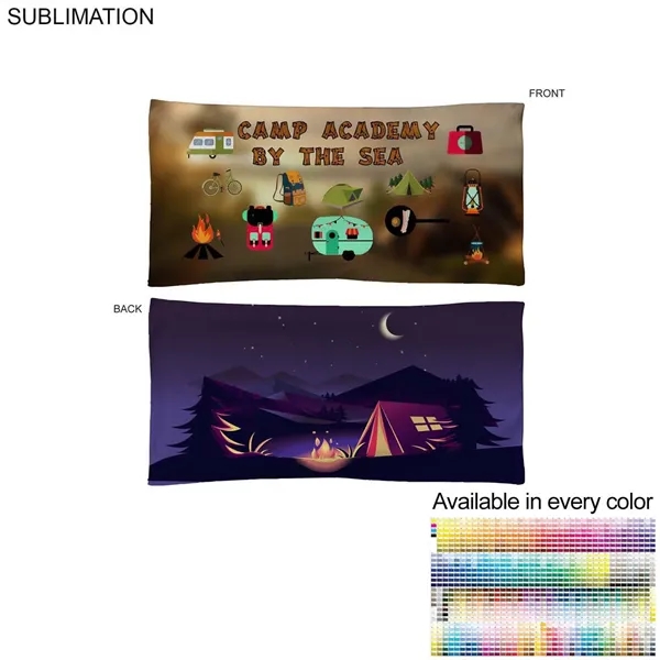 Camping Towel in Absorbent and Compact Microfiber Dri-Lite Terry, 20x40, Sublimated... from ASI 53509 FIEL-Fairdeal Import & Export / FIEL