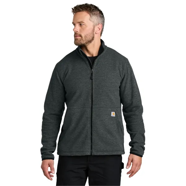 Carhartt Textured Full-Zip Fleece Jacket... from ASI 84863 SanMar