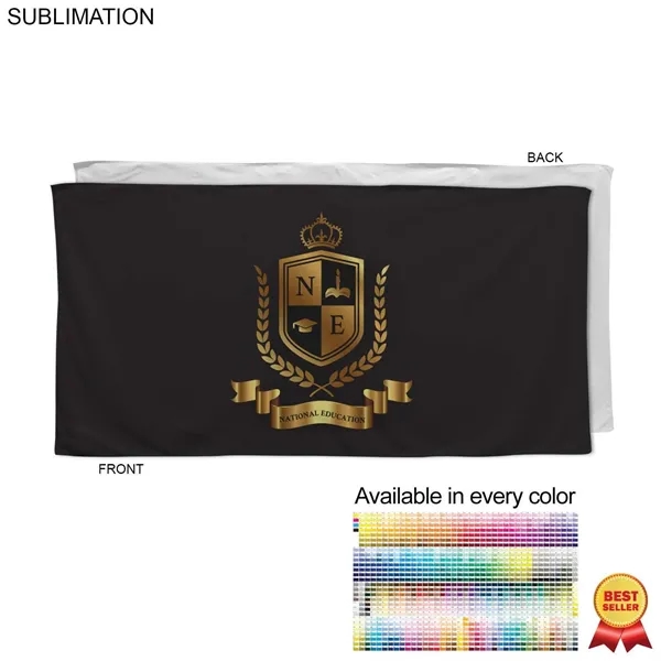 Colored Microfiber Dri-Lite Terry Beach Towel, 30x60, Sublimated Any PMS color... from ASI 53509 FIEL-Fairdeal Import & Export / FIEL